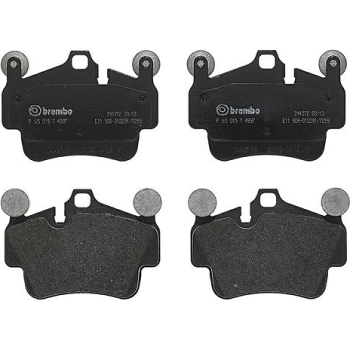 Brembo P 65 015 Bremsbelagsatz, Scheibenbremse PRIME LINE