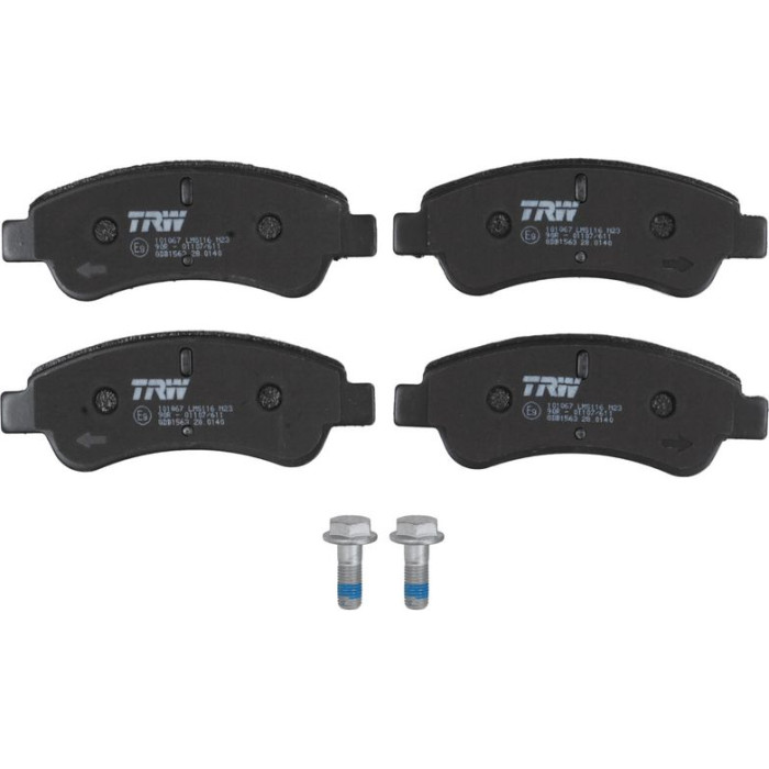 TRW GDB1563 Bremsbelagsatz, Scheibenbremse COTEC TRW GDB1563 Bremsbelagsatz, Scheibenbremse COTEC