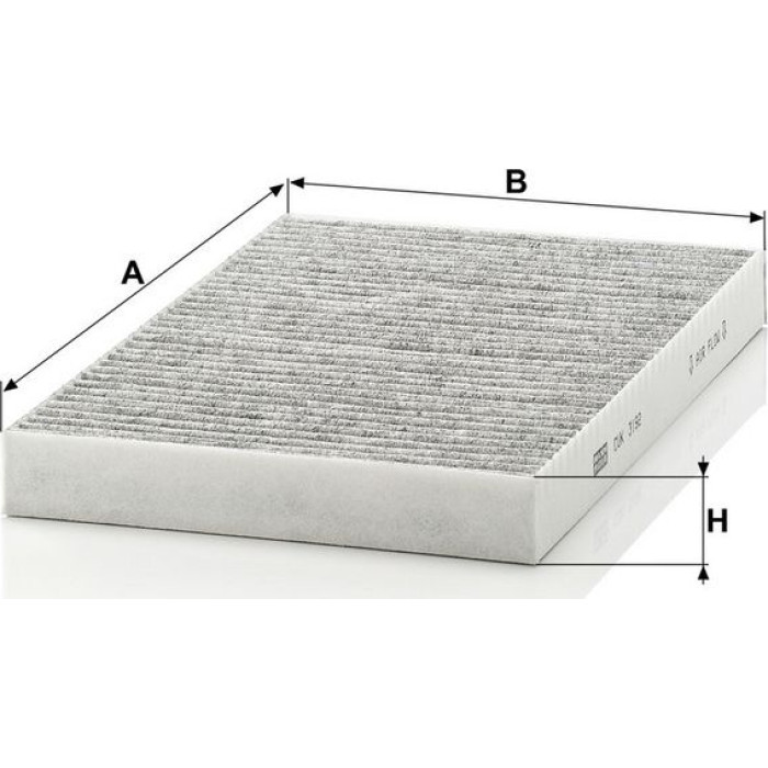 MANN-FILTER CUK 3192 Innenraumfilter, Aktivkohlefilter MANN-FILTER CUK 3192 Innenraumfilter, Aktivkohlefilter
