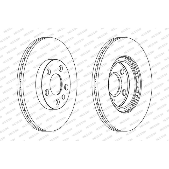 Ferodo DDF842C Bremsscheibe PREMIER Coat+ disc