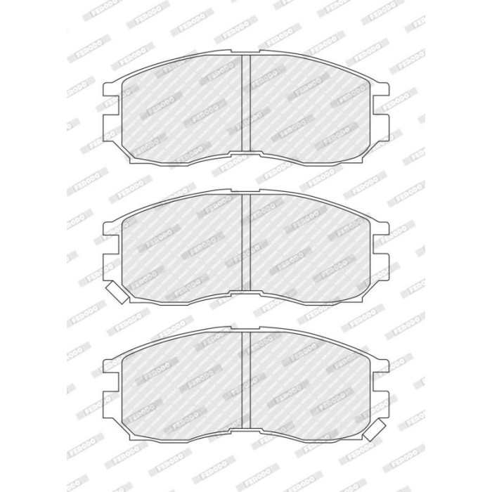 Ferodo FDB764 Bremsbelagsatz, Scheibenbremse PREMIER ECO FRICTION Ferodo FDB764 Bremsbelagsatz, Scheibenbremse PREMIER ECO FRICTION