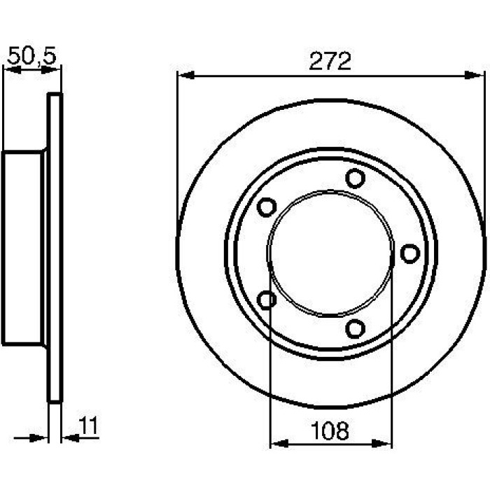 BOSCH 0 986 478 746 Bremsscheibe