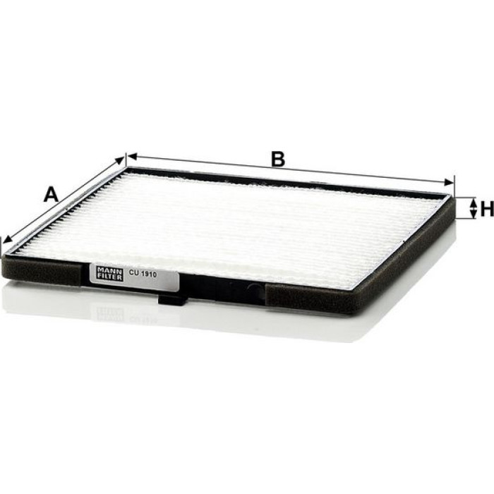 MANN-FILTER CU 1910 Innenraumfilter, Partikelfilter MANN-FILTER CU 1910 Innenraumfilter, Partikelfilter