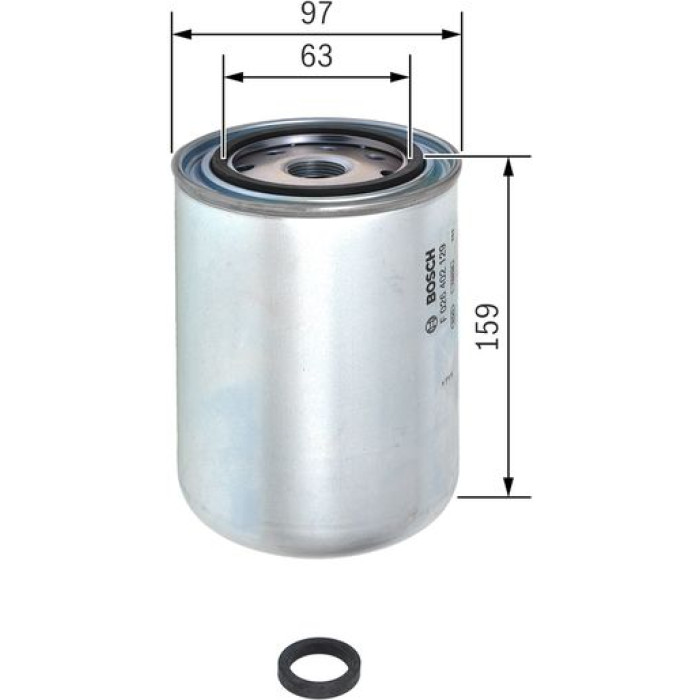 BOSCH F 026 402 129 Kraftstofffilter