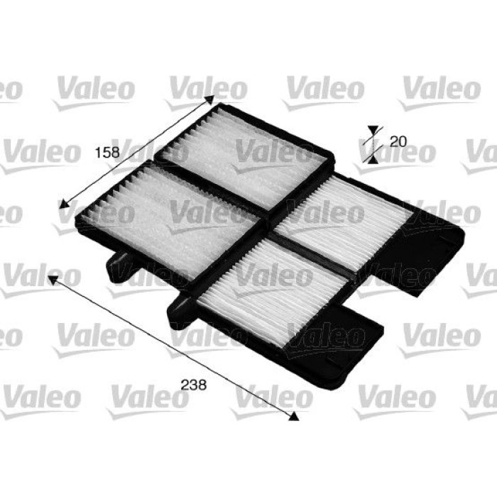 Valeo 715572 Filter, Innenraumluft ESSENTIAL Valeo 715572 Filter, Innenraumluft ESSENTIAL