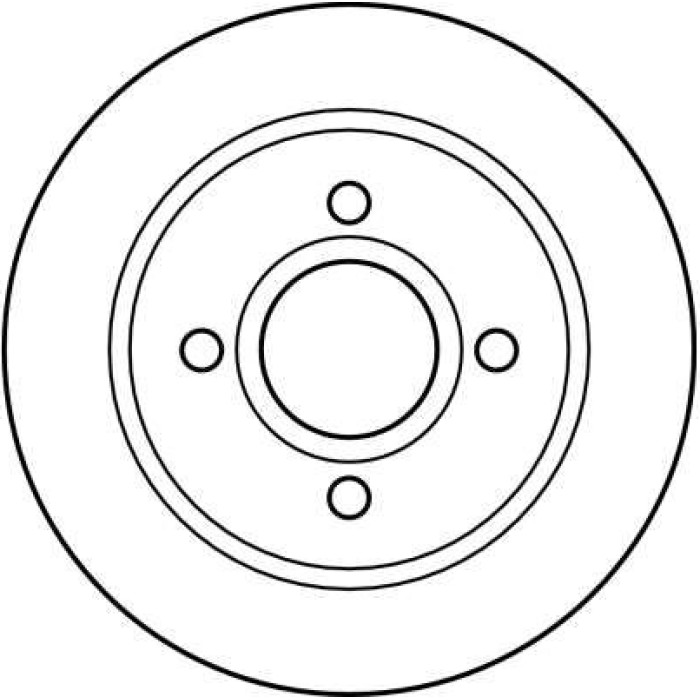 TRW DF2623 Bremsscheibe TRW DF2623 Bremsscheibe