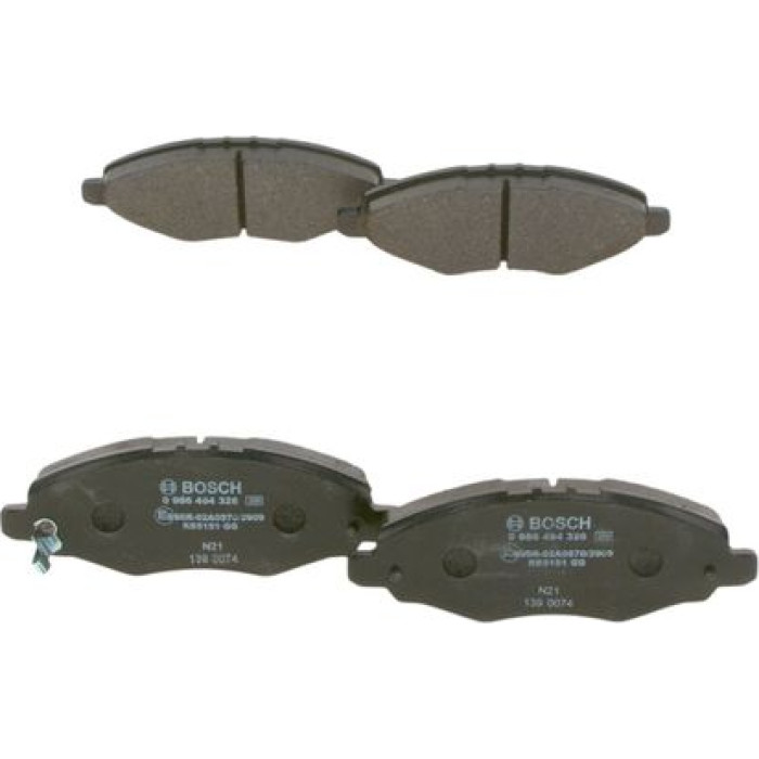 BOSCH 0 986 494 326 Bremsbelagsatz, Scheibenbremse BOSCH 0 986 494 326 Bremsbelagsatz, Scheibenbremse
