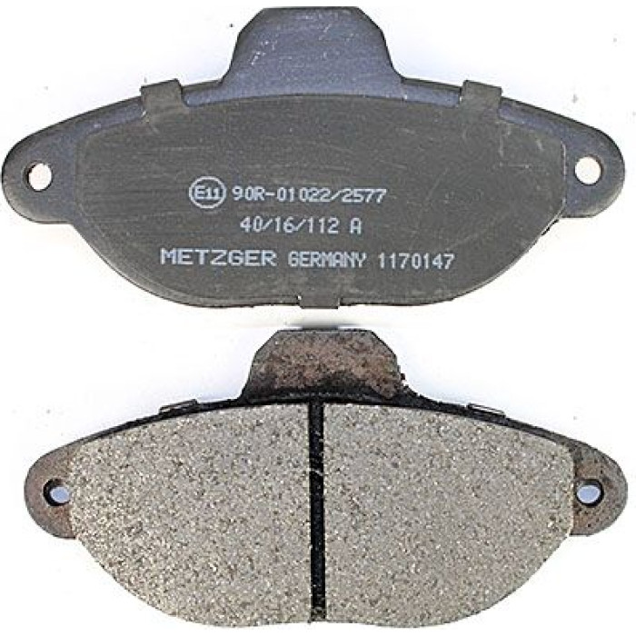 Metzger 1170147 Bremsbelagsatz, Scheibenbremse
