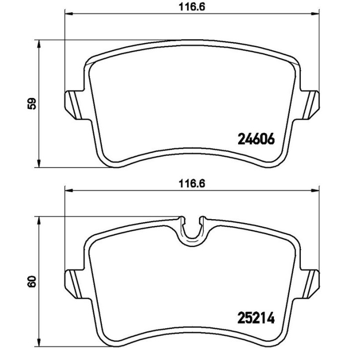 Brembo P 85 119 Bremsbelagsatz, Scheibenbremse PRIME LINE Brembo P 85 119 Bremsbelagsatz, Scheibenbremse PRIME LINE