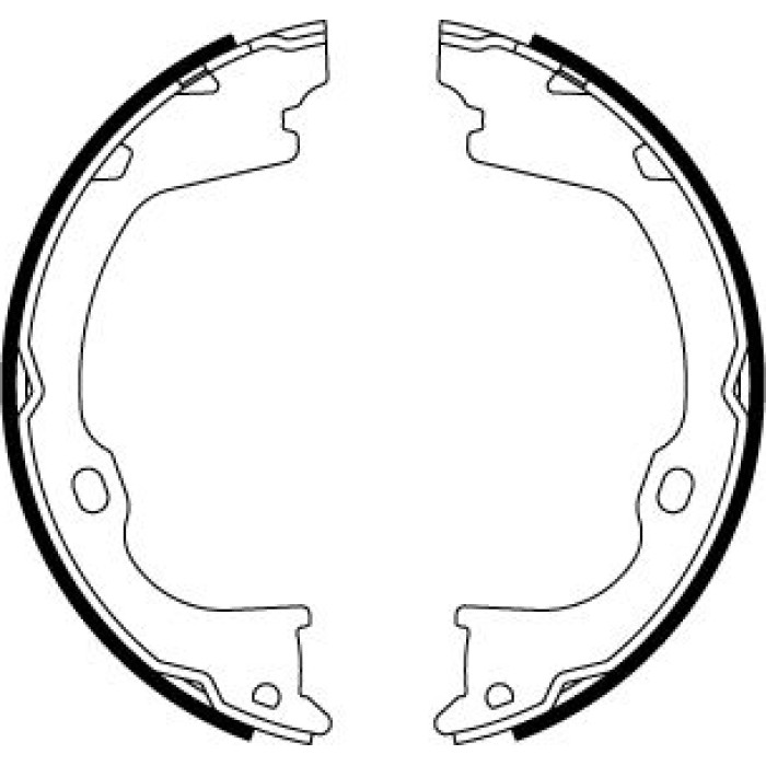 TRW GS8819 Bremsbackensatz, Feststellbremse TRW GS8819 Bremsbackensatz, Feststellbremse