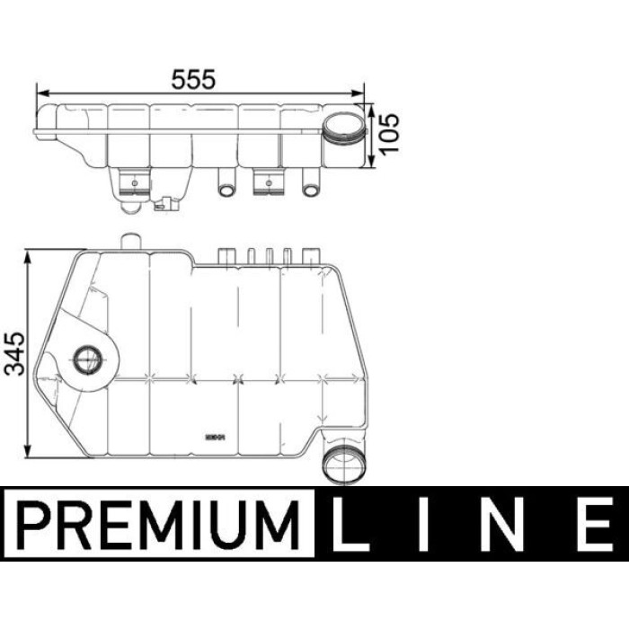 Mahle CRT 66 000P Ausgleichsbehälter, Kühlmittel BEHR Premium Line Mahle CRT 66 000P Ausgleichsbehälter, Kühlmittel BEHR Premium Line