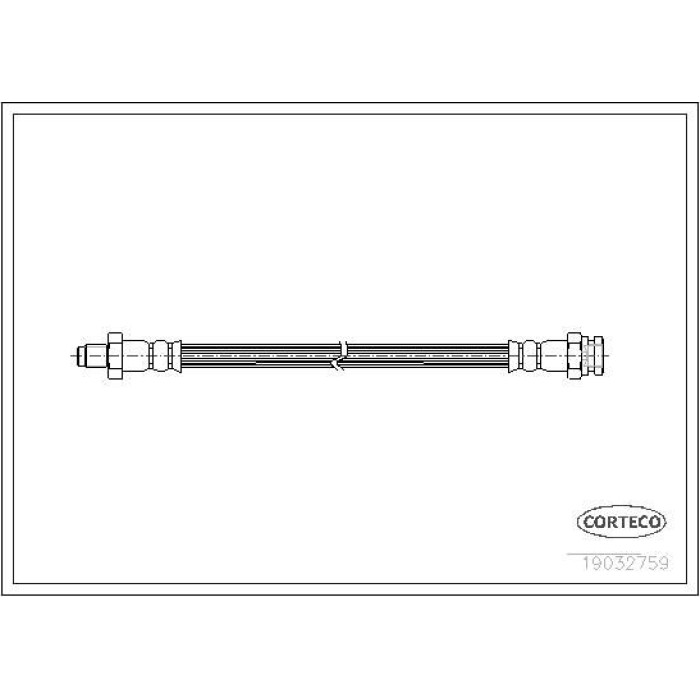 Corteco 19032759 Bremsschlauch Corteco 19032759 Bremsschlauch