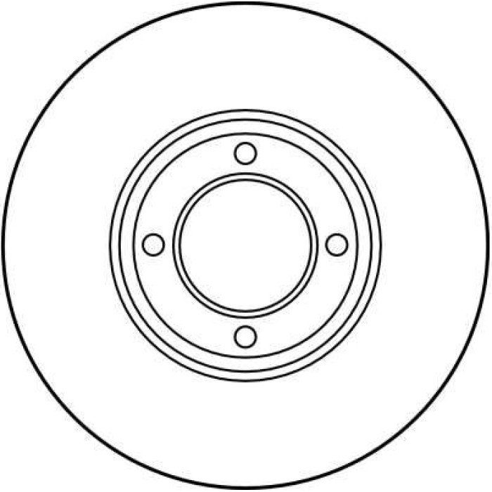 TRW DF1633 Bremsscheibe