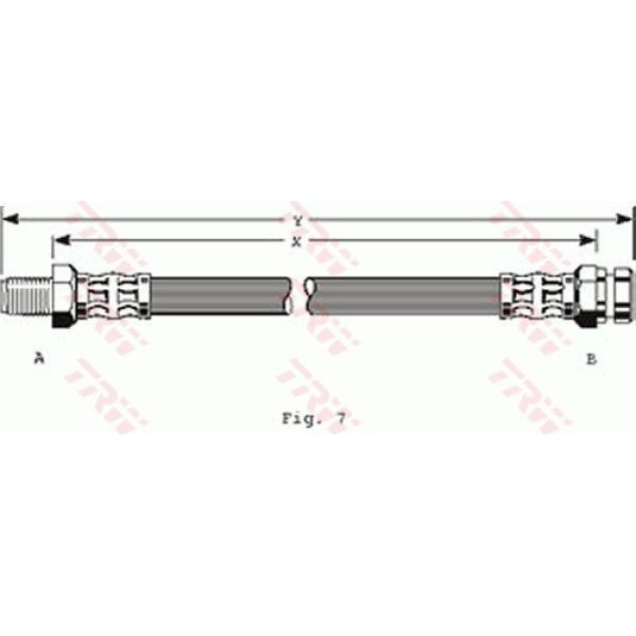 TRW PHB115 Bremsschlauch