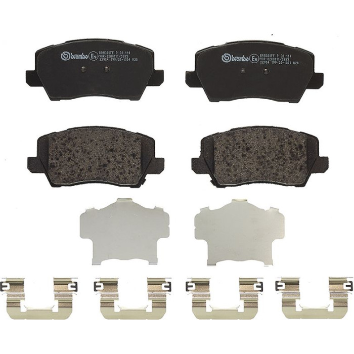 Brembo P 30 114 Bremsbelagsatz, Scheibenbremse PRIME LINE Brembo P 30 114 Bremsbelagsatz, Scheibenbremse PRIME LINE