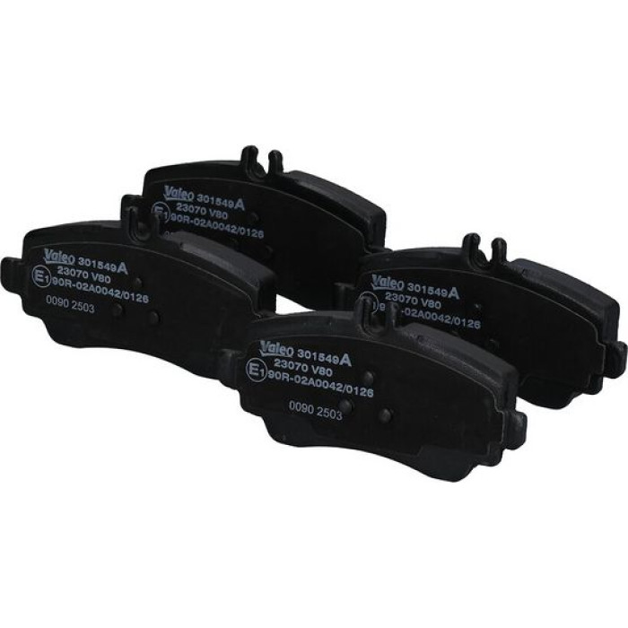 Valeo 301549A Bremsbelagsatz, Scheibenbremse EXPERT
