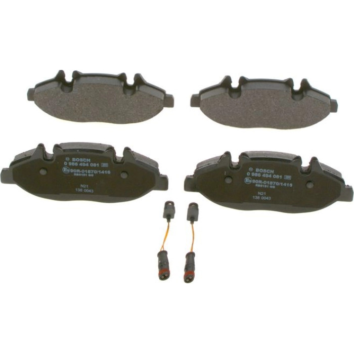 BOSCH 0 986 494 081 Bremsbelagsatz, Scheibenbremse BOSCH 0 986 494 081 Bremsbelagsatz, Scheibenbremse