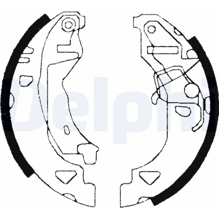 Delphi LS1682 Bremsbackensatz Delphi LS1682 Bremsbackensatz