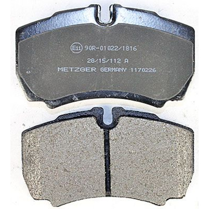 Metzger 1170226 Bremsbelagsatz, Scheibenbremse Metzger 1170226 Bremsbelagsatz, Scheibenbremse