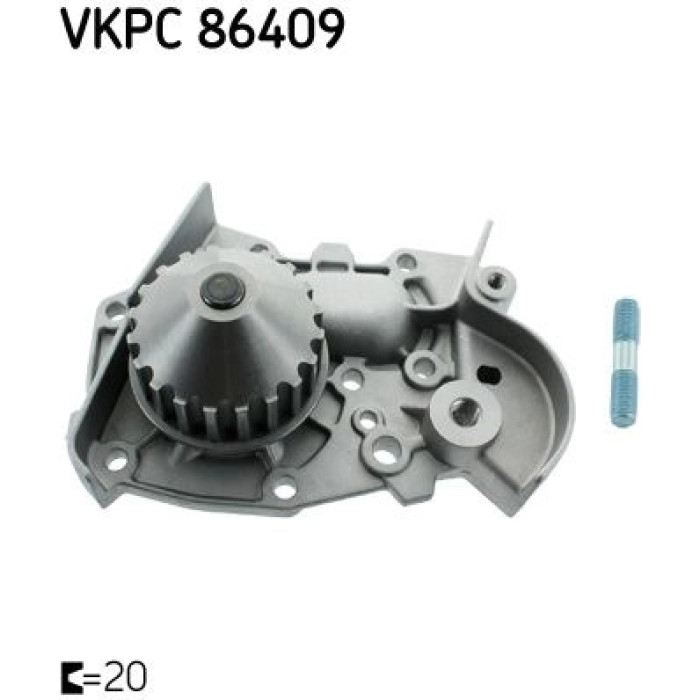 SKF VKPC 86409 Wasserpumpe SKF VKPC 86409 Wasserpumpe