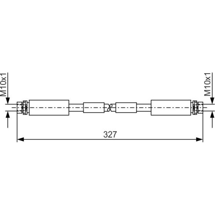 BOSCH 1 987 476 856 Bremsschlauch BOSCH 1 987 476 856 Bremsschlauch
