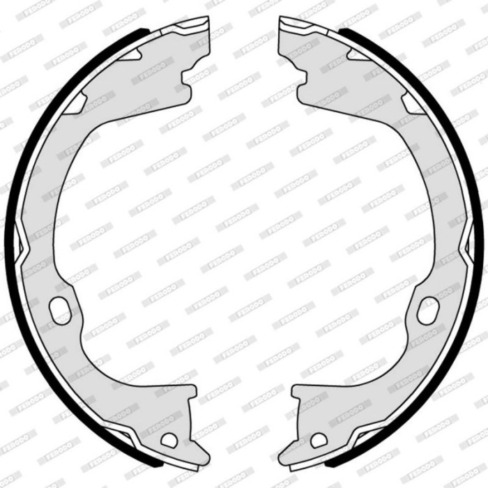 Ferodo FSB4169 Bremsbackensatz, Feststellbremse PREMIER Ferodo FSB4169 Bremsbackensatz, Feststellbremse PREMIER