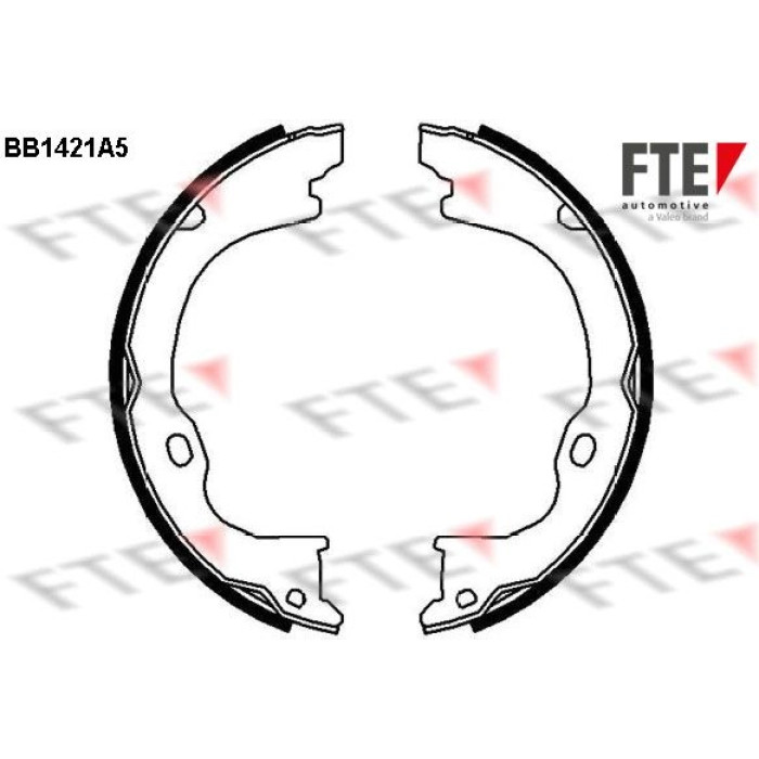 FTE 9100149 Bremsbackensatz, Feststellbremse FTE 9100149 Bremsbackensatz, Feststellbremse