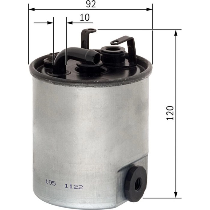 BOSCH F 026 402 044 Kraftstofffilter BOSCH F 026 402 044 Kraftstofffilter
