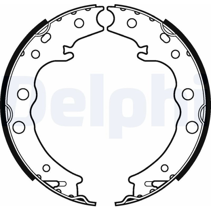 Delphi LS2125 Bremsbackensatz, Feststellbremse