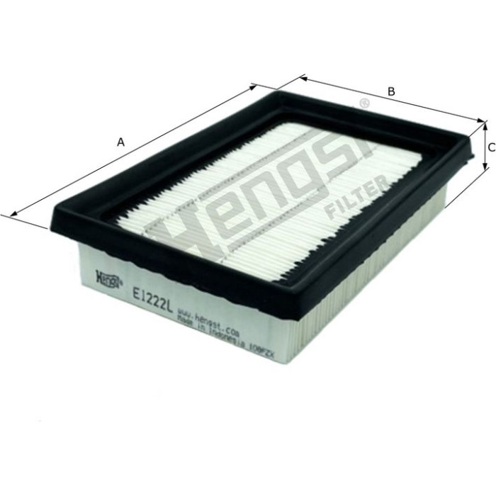 Hengst Filter E1222L Luftfilter Hengst Filter E1222L Luftfilter