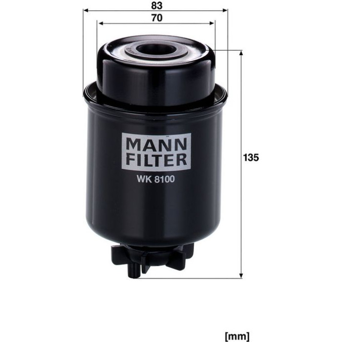 Mann-Filter WK 8100 Kraftstofffilter Mann-Filter WK 8100 Kraftstofffilter