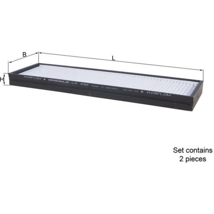 Knecht LA 495/S Filter, Innenraumluft Knecht LA 495/S Filter, Innenraumluft