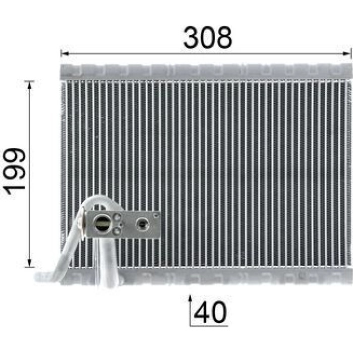 Mahle AE 124 000P Verdampfer, Klimaanlage BEHR Premium Line Mahle AE 124 000P Verdampfer, Klimaanlage BEHR Premium Line