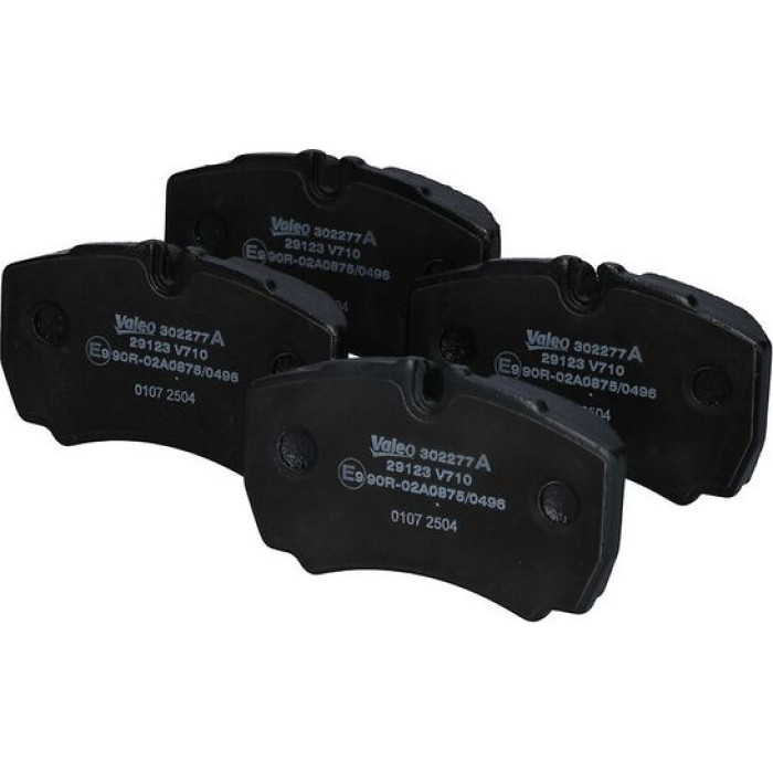 Valeo 302277A Bremsbelagsatz, Scheibenbremse EXPERT