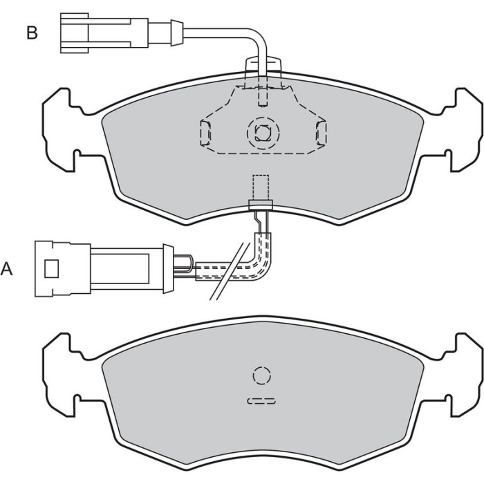 Valeo 598422 Bremsbelagsatz, Scheibenbremse