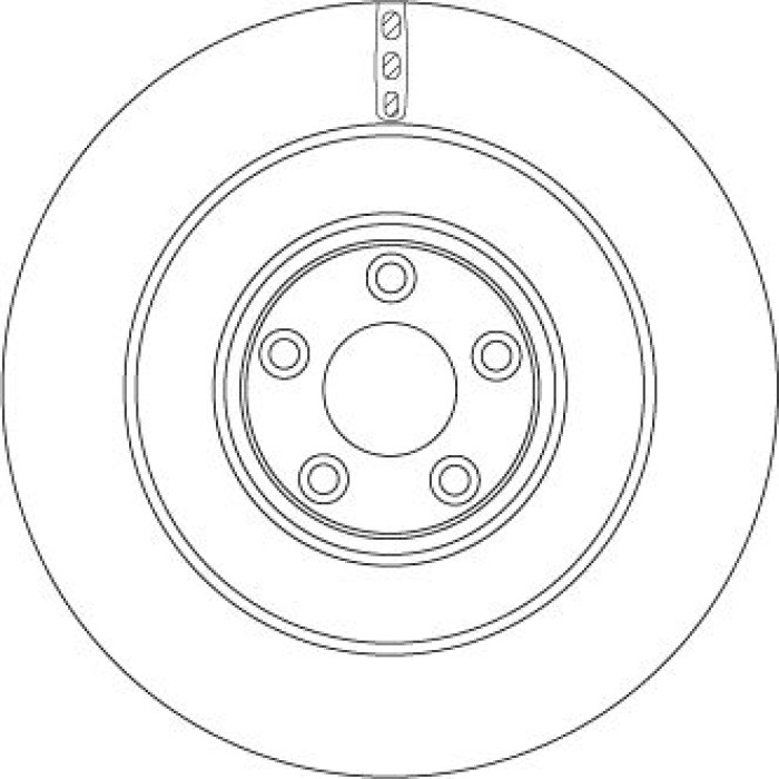 TRW DF6654S Bremsscheibe SINGLE