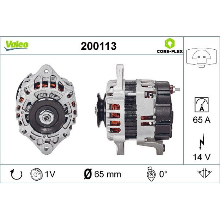Valeo 200113 Generator CORE-FLEX Valeo 200113 Generator CORE-FLEX