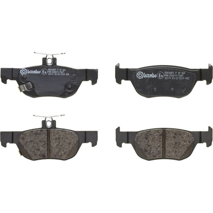 Brembo P 49 064 Bremsbelagsatz, Scheibenbremse PRIME LINE Brembo P 49 064 Bremsbelagsatz, Scheibenbremse PRIME LINE