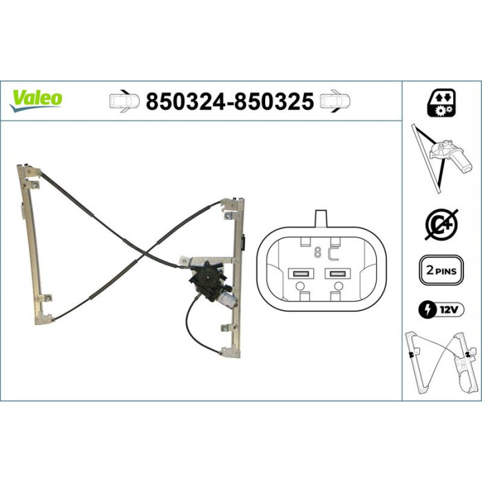 Valeo 850324 Fensterheber Valeo 850324 Fensterheber