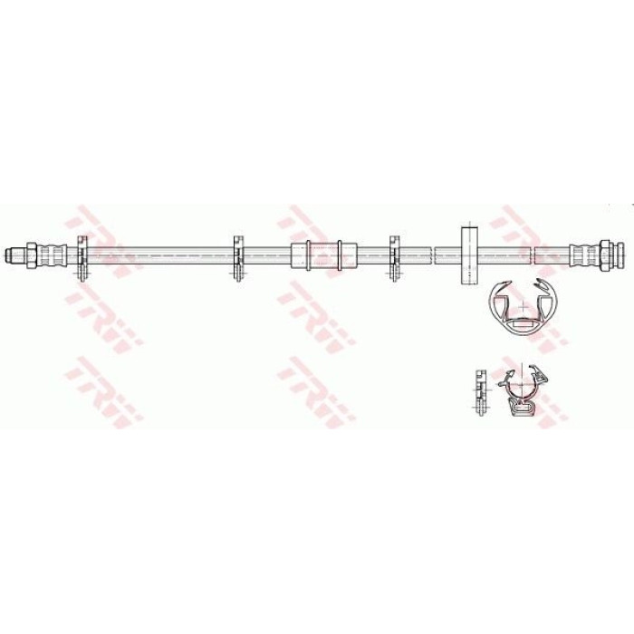 TRW PHB242 Bremsschlauch TRW PHB242 Bremsschlauch