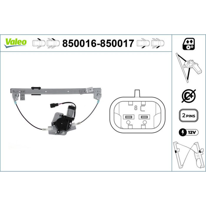 Valeo 850016 Fensterheber Valeo 850016 Fensterheber