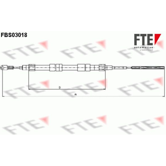 FTE 9250107 Seilzug, Feststellbremse FTE 9250107 Seilzug, Feststellbremse