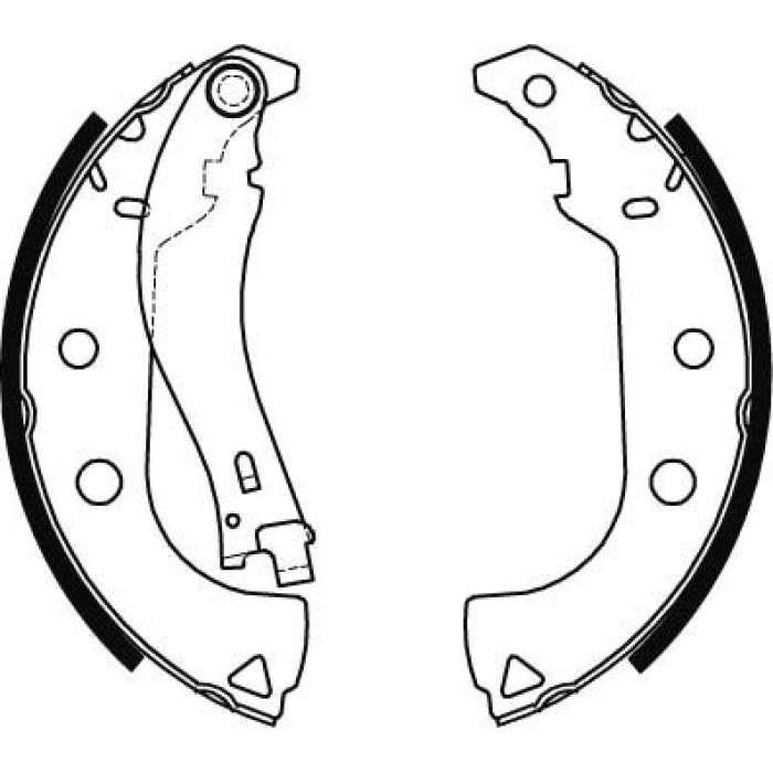 TRW GS8484 Bremsbackensatz TRW GS8484 Bremsbackensatz