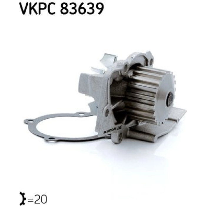 SKF VKPC 83639 Wasserpumpe Aquamax SKF VKPC 83639 Wasserpumpe Aquamax