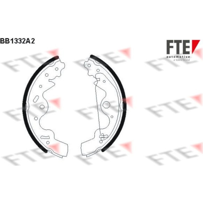 FTE 9100087 Bremsbackensatz