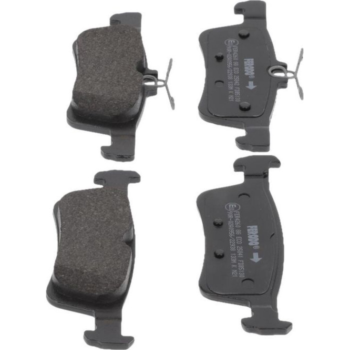 Ferodo FDB5130 Bremsbelagsatz, Scheibenbremse PREMIER ECO FRICTION Ferodo FDB5130 Bremsbelagsatz, Scheibenbremse PREMIER ECO FRICTION