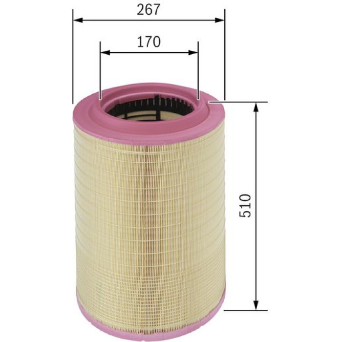 BOSCH F 026 400 483 Luftfilter BOSCH F 026 400 483 Luftfilter