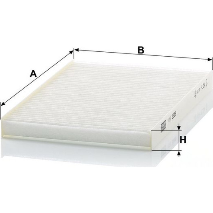 MANN-FILTER CU 2218 Innenraumfilter, Partikelfilter MANN-FILTER CU 2218 Innenraumfilter, Partikelfilter