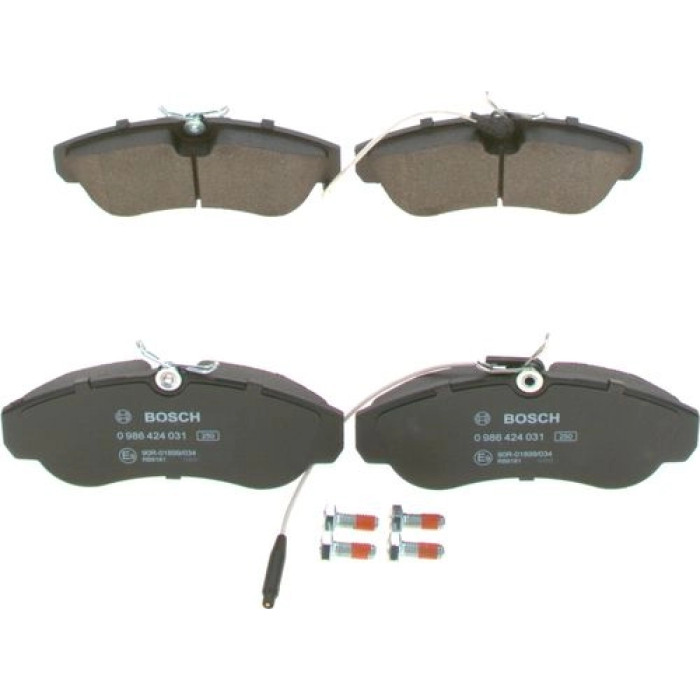 BOSCH 0 986 424 031 Bremsbelagsatz, Scheibenbremse BOSCH 0 986 424 031 Bremsbelagsatz, Scheibenbremse