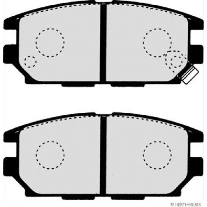 Herth+Buss Jakoparts J3615007 Bremsbelagsatz, Scheibenbremse Herth+Buss Jakoparts J3615007 Bremsbelagsatz, Scheibenbremse